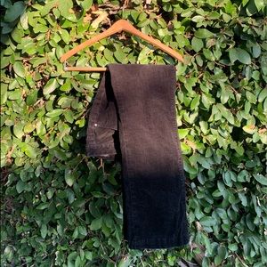 Black corduroy-like pants!!